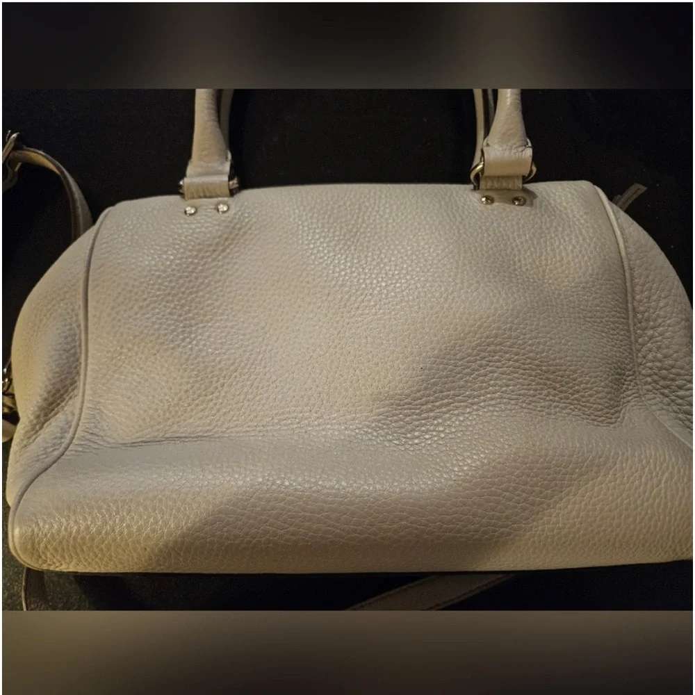 Kate Spade Grant Park Alida Shoulder Tote Wkru2640 In Moussfrost Taupe - Picture 4 of 11